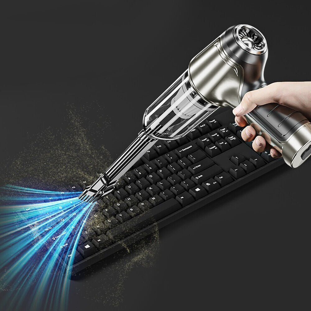 Powerful 4 IN1 Wireless Car Vacuum Cleaner Strong Suction Handheld Vacuum Home
