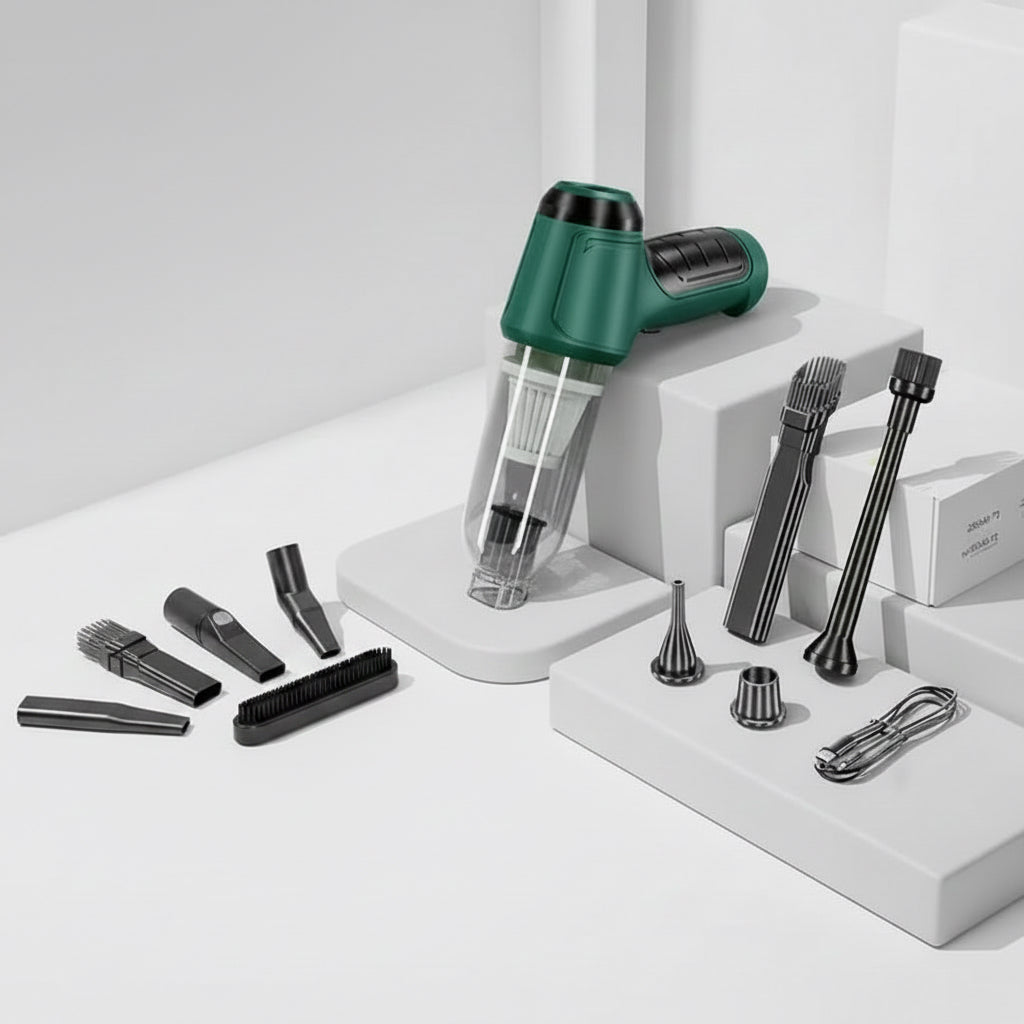 Powerful 4 IN1 Wireless Car Vacuum Cleaner Strong Suction Handheld Vacuum Home