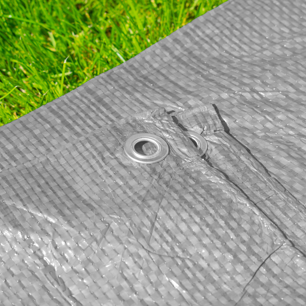 Gray S-Grade Tarpaulin 2m x 4m