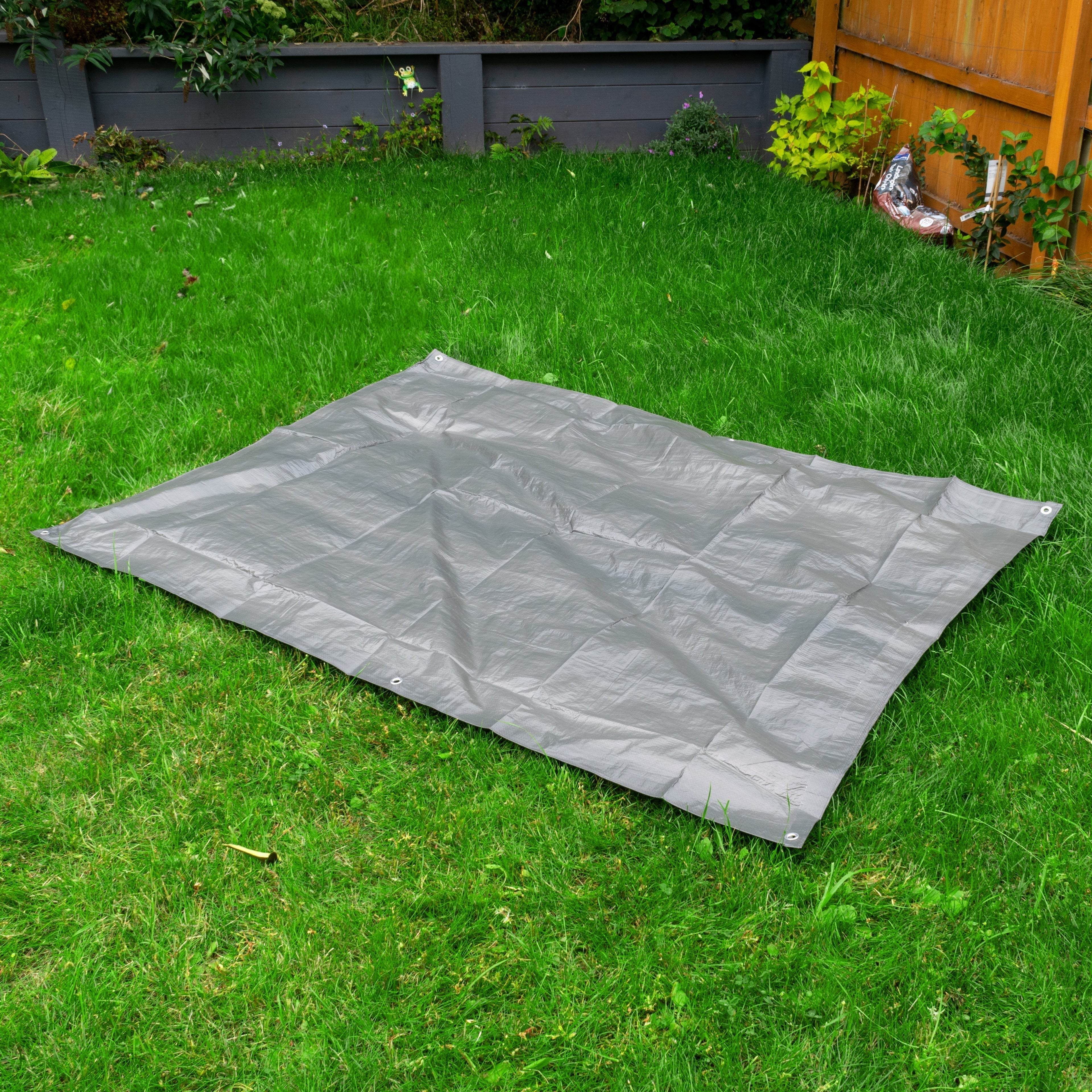 Gray S-Grade Tarpaulin 2m x 4m