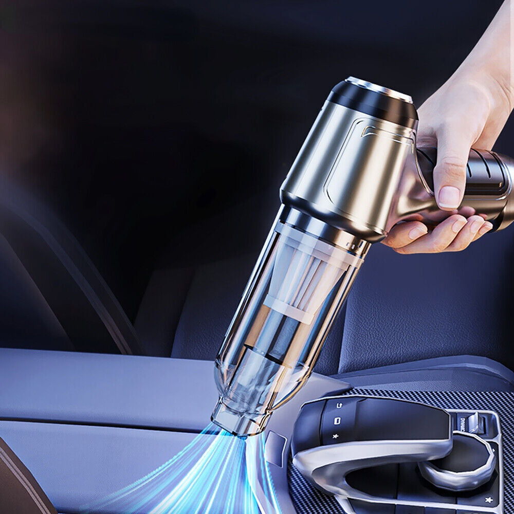 Powerful 4 IN1 Wireless Car Vacuum Cleaner Strong Suction Handheld Vacuum Home
